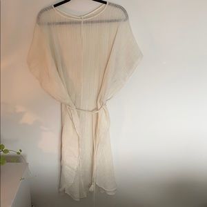 Love stitch gauze dress